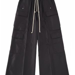 Rick Owens Black Cargo Belas Pants for men