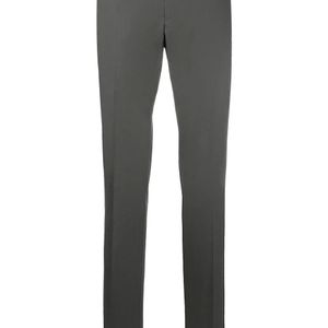 Incotex Gray Pants Cotone/Elastan for men