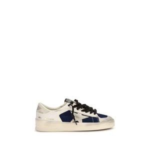 Golden Goose Deluxe Brand Blue Calf Leather Bos Taurus Low Top Sneakers for men