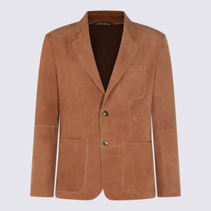 Canali Brown Jackets _Le for men