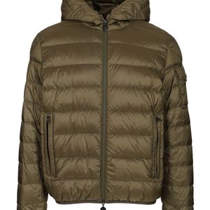 Moncler Green Short Down Jacket "Najan" for men