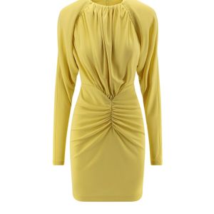 Stella McCartney Yellow Sustainable Viscose Dress