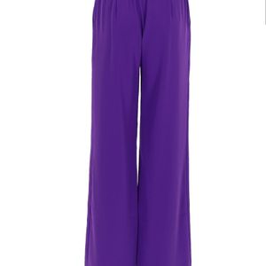 P.A.R.O.S.H. Purple Wide-Leg Trousers Panty Polyester