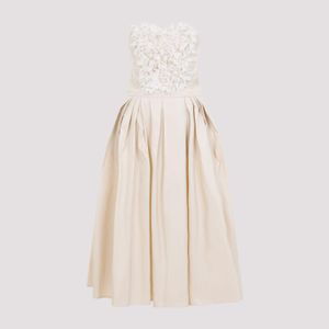Elisabetta Franchi Natural Midi Dresses