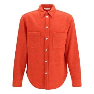 Umit Benan Orange Trutz Cashmere Shirt Kashmir/Capra Hircus for men