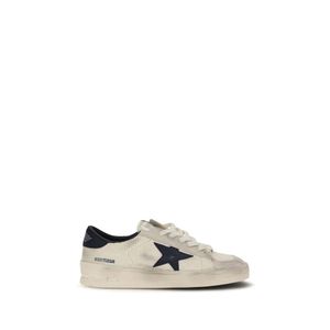 Golden Goose Deluxe Brand White Calf Leather Bos Taurus Athletic Sneakers for men