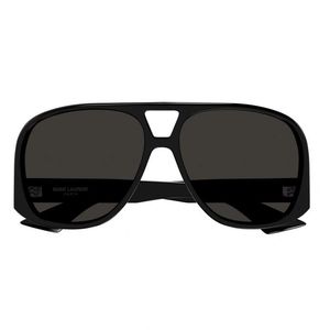 Saint Laurent Black Sunglasses Aviator Full Rim, Frame And Lens Sl652Solace001