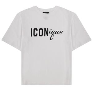 DSquared² Grey T-Shirt Iconique Cotton T-Shirts for men