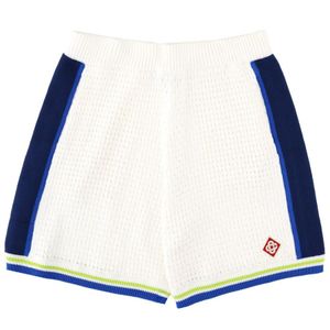 Casablanca Blue Crochet Shorts for men