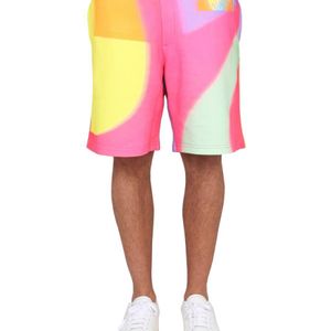 Moschino Pink Sweatshirt Bermuda for men