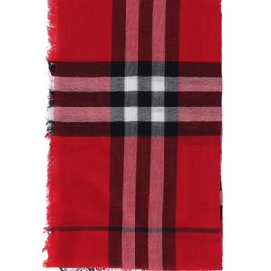 Burberry Red Scarfs Wool