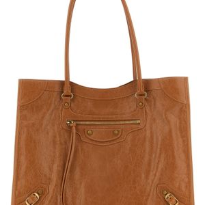 Balenciaga Brown Tote Le City M Shoulder Bag