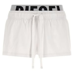 DIESEL White Miranda-D-Pop Shorts