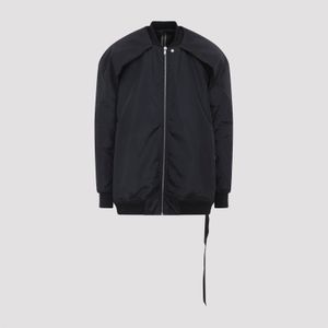 Rick Owens Black Convertible Jumbo Jacket for men