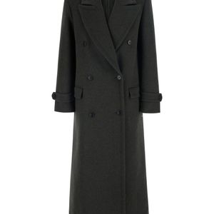 Le Plain Black Coat Long
