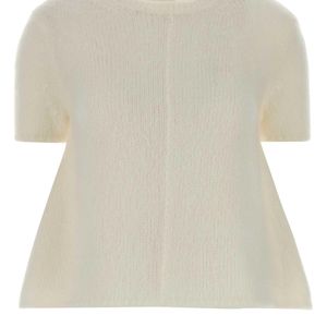 Loewe Natural Ivory Stretch Mohair Blend Sweater