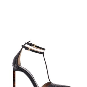 Tom Ford White Python-Effect Leather Pumps