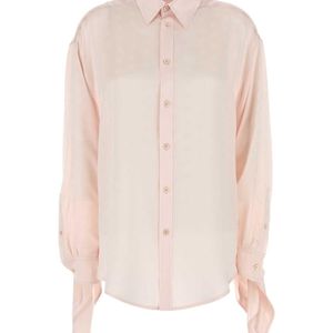 Balenciaga Pink Pastel Satin Shirt