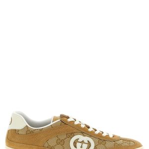 Gucci Natural Calfskin Low Top Sneakers