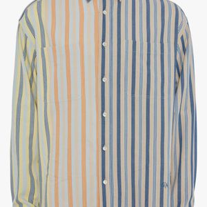 Camisa oversize con bolsillo en el pecho J.W. Anderson de hombre de color Azul