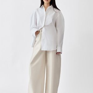 Jacquemus White Die De-Nîmes Ovalo Jeans