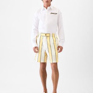 Jacquemus White The Aloe Shorts
