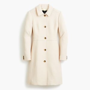 J.Crew Natural Classic Day Coat In Italian Double-cloth Wool With Thinsulate®