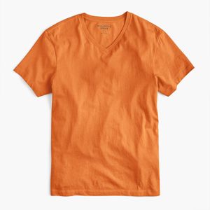 J.Crew Orange Tall Mercantile Broken-in V-neck T-shirt for men