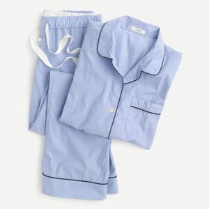 J.Crew Blue Petite Vintage Pajama Set
