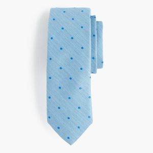 J.Crew Blue English Silk Tie In Dot for men