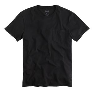 J.Crew Black Broken-in Pocket T-shirt for men