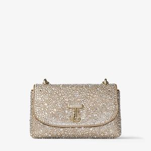 Jimmy Choo Grey Curve Crossbody Small