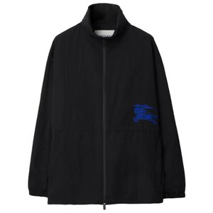 Burberry Black Equestrian Knight Motif Jacket for men