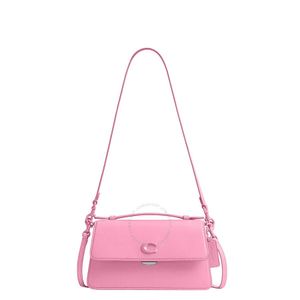 COACH Pink Fold-Over Top Juno Bag