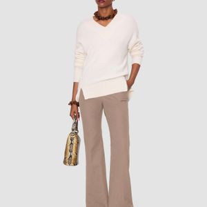 Joseph Natural Tafira Gabardine Stretch Trousers
