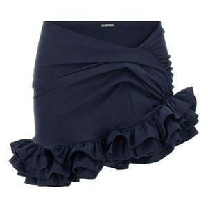 Jacquemus Blue 'la Mini Jupe Playa' Skirt