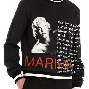 メンズ Dolce & Gabbana Marilyn スウェットシャツ ブラック
