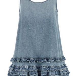 Ganni Blue Denim Dress