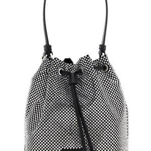 Prada Grey 'Crystal' Bucket Bag