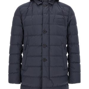 Herno Blue Piumino Medio' Down Jacket for men
