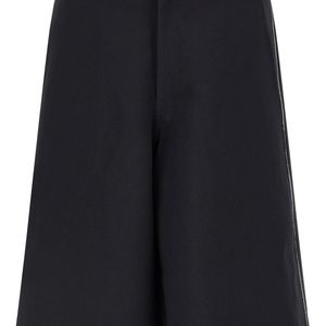 Comme des Garçons Blue Zip Bermuda Shorts for men