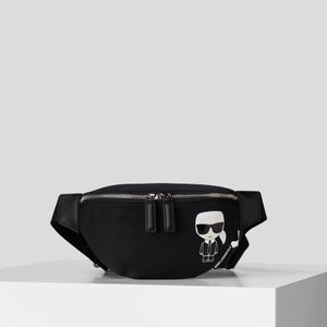 Karl Lagerfeld K/ikonik ナイロンベルトバッグ ブラック