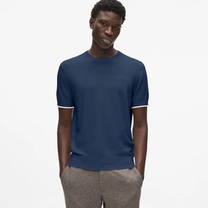 Karl Lagerfeld Blue Knit T-Shirt for men