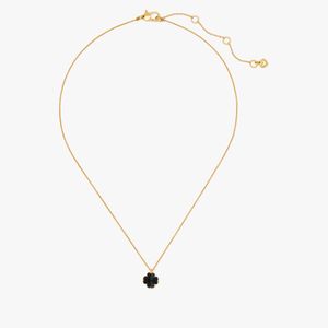 Kate Spade White Spade Flower Mini Pendant