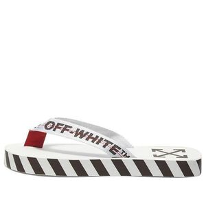 Off-White c/o Virgil Abloh White Flip Flops 'Graphic Print for men