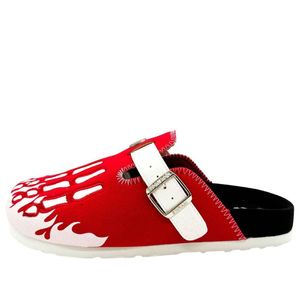 OMNEWYORK Red Octavious Marks Clog 'Sektor' for men