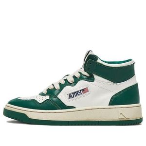 Autry Green (Wmns) Medalist Mid Leather Sneakers Two-Toned