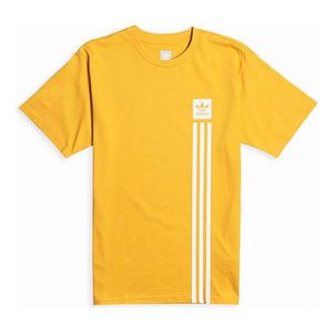 Adidas Yellow Originals Bb Pillar Tee Short Sleeve for men