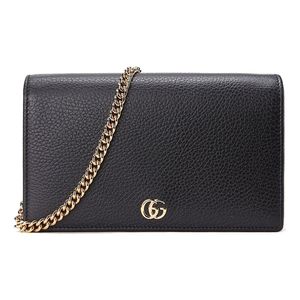Gucci Black (Wmns) Marmont Leather Mini Chain Bag