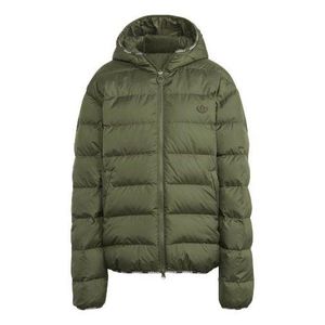 Adidas Green Originals Back Large Logo Reversible Sports Outdoor Stay Warm Down Jacket Basic for men